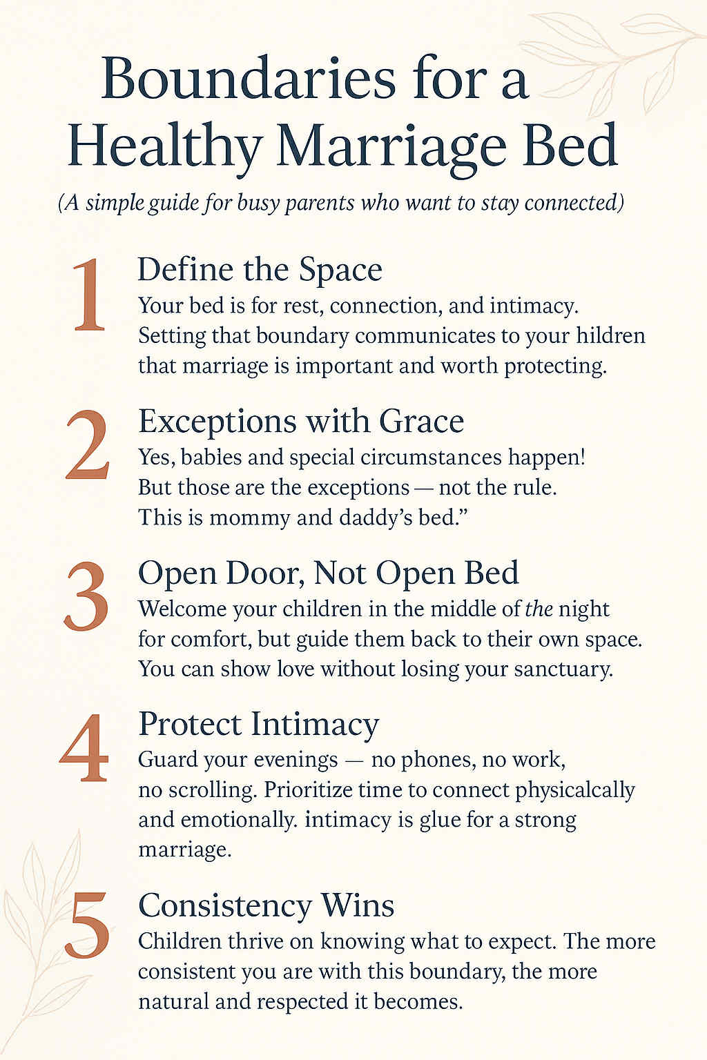 Healthy marriage boundaries guide